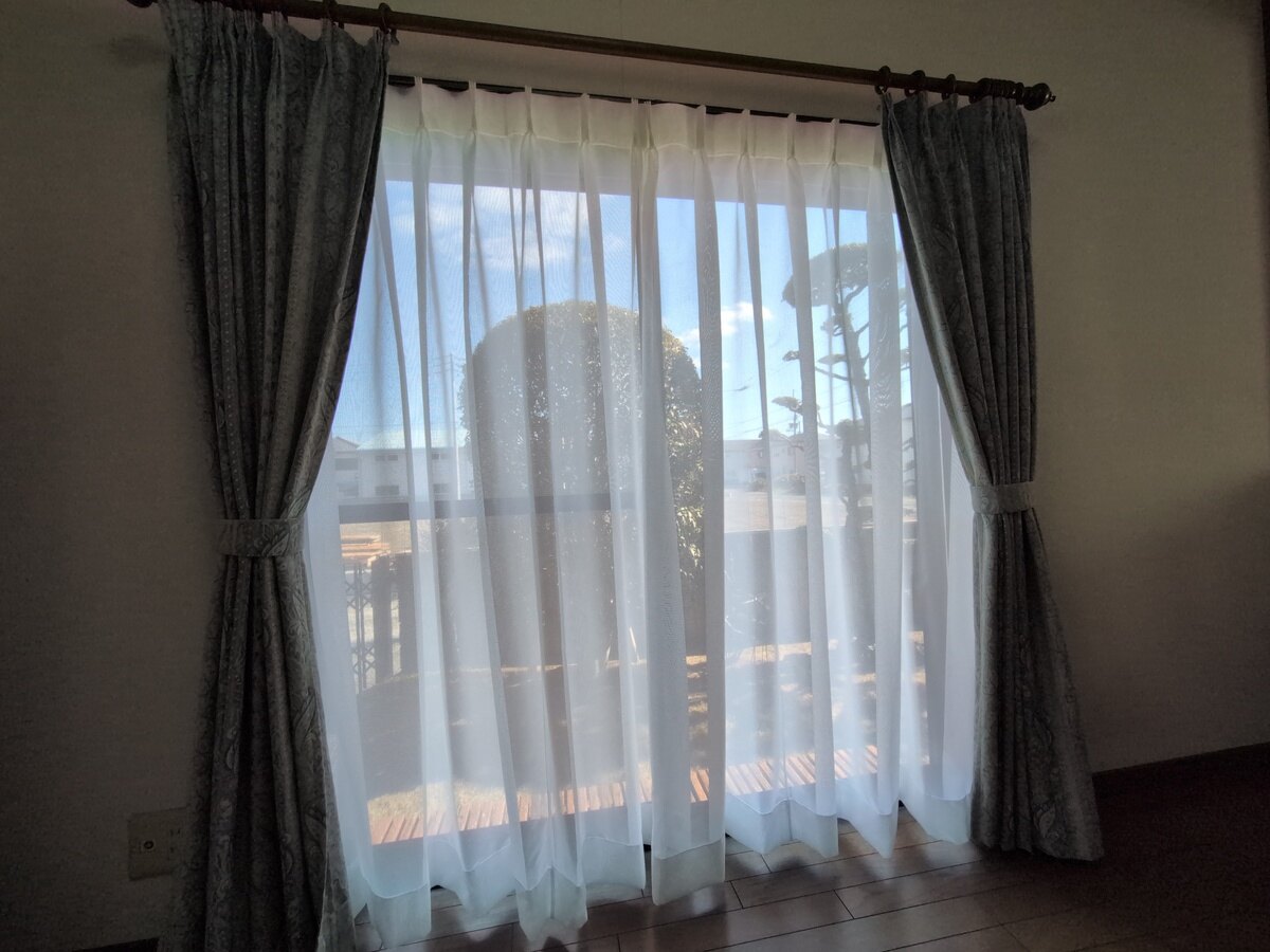 【ミラー・遮熱・UVカット】サイ レースカーテン JD-68005R ホワイト