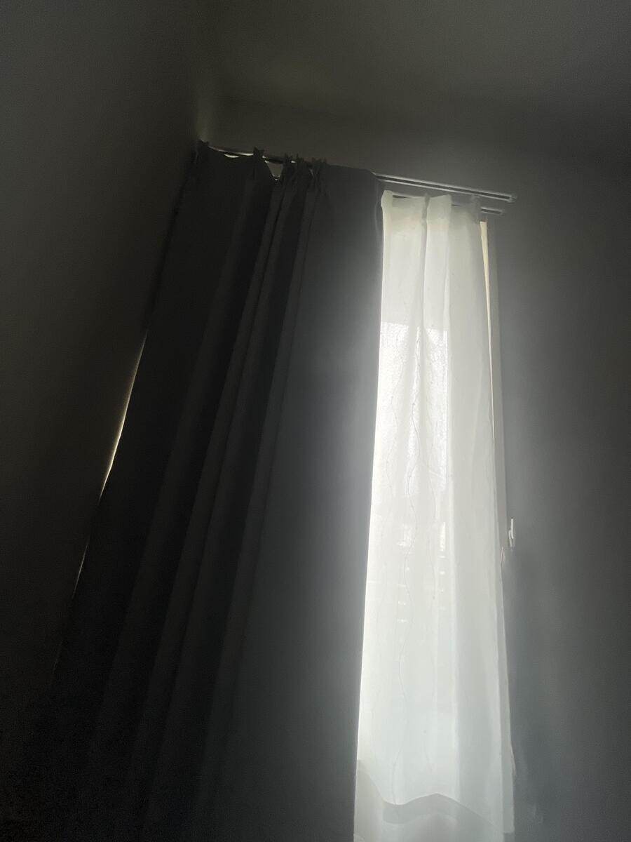 ソワレ カーテン JF-91029 ライトブルー