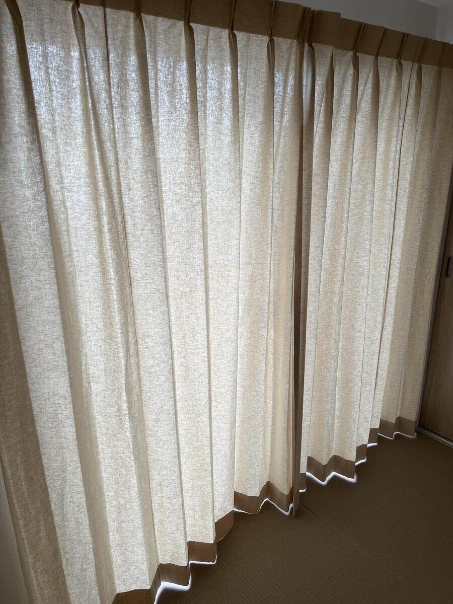 ナチュラルアース カーテン JF-14058 キナリ