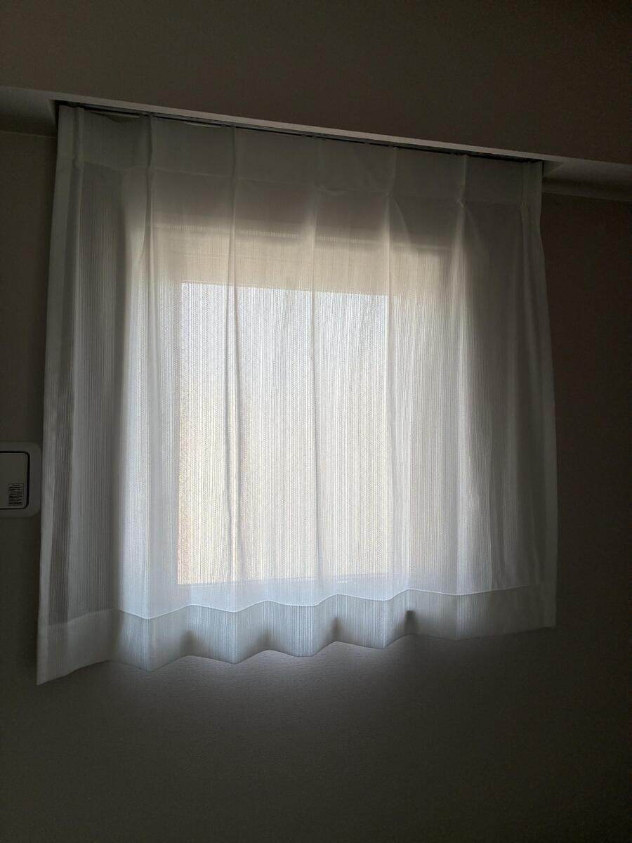 【ミラー・UVカット・花粉キャッチ】ソル レースカーテン JC-72148 ホワイト