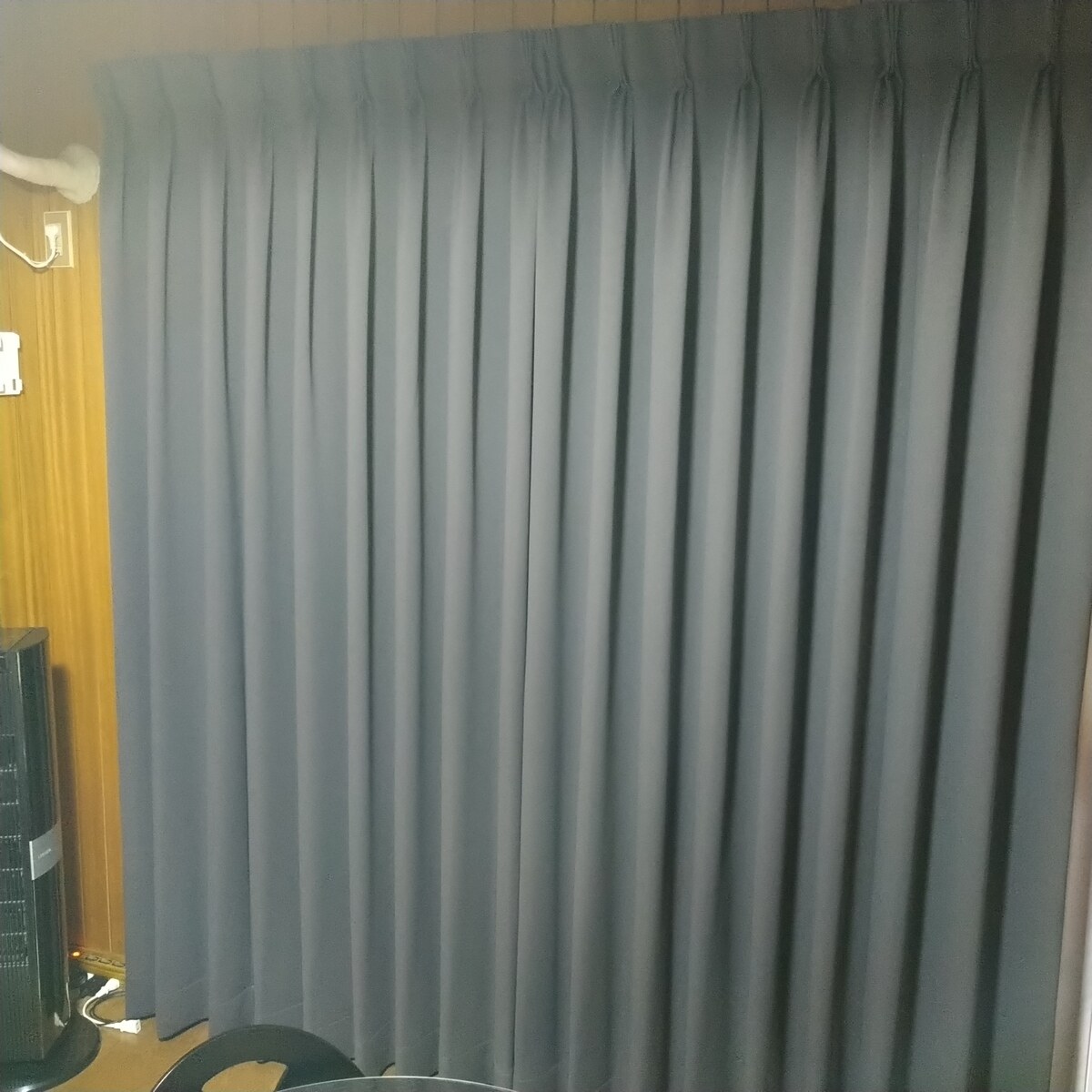 ツル カーテン JD-67295R エボニーブラック