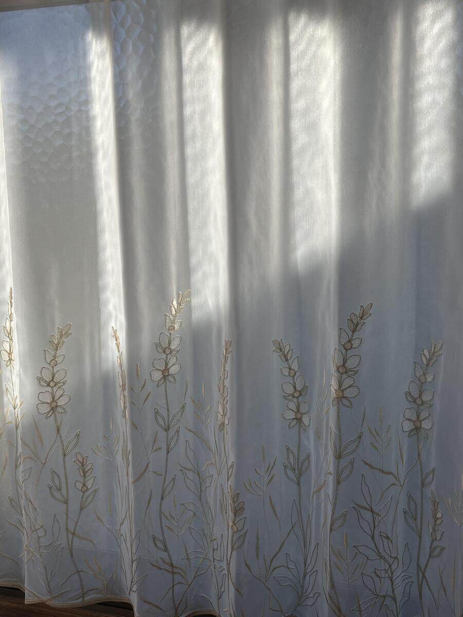 パルファン レースカーテン J-92865 ピンク