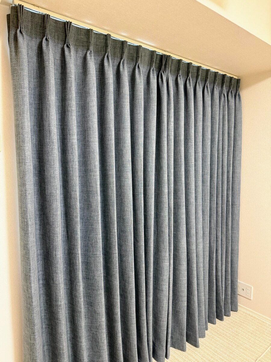 ブルックリン カーテン J-98086 ブルー