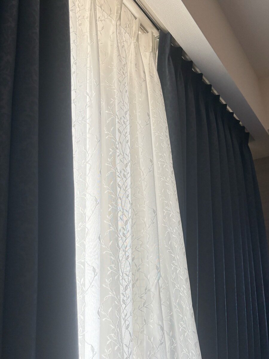 【ミラー・UVカット・遮熱】レイア レースカーテン JD-68023 ホワイト