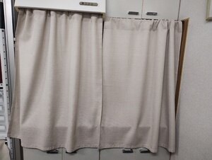 ブライトヨコ カフェカーテン JE-94005 アイボリー