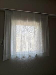 【ミラー・UVカット・花粉キャッチ】ソル レースカーテン JC-72148 ホワイト