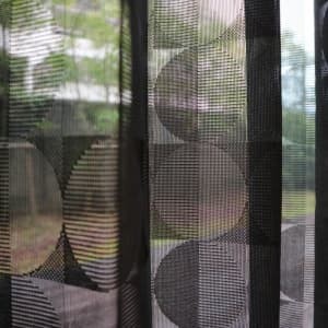 【ミラー】ハンゲツ カット生地 J-11016H ブラック