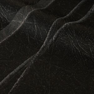 ナミレザー カフェカーテン J-12256 ブラック