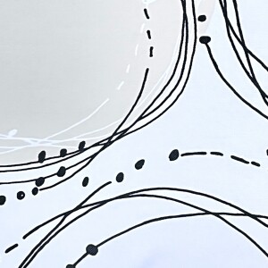 みずたまり 生地サンプル J-19019 ベージュ