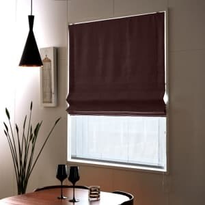 ヘリンボン シェード J-19083 ワインレッド