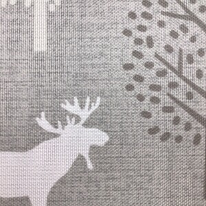 エルク 生地サンプル J-19152 グレー