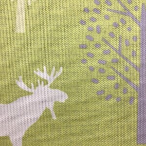 エルク 生地サンプル J-19154 イエロー