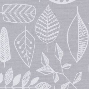 シンプルリーフ 生地サンプル J-19235 グレー