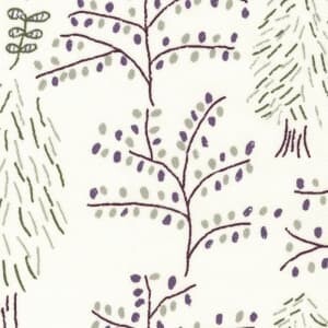 ぺんぺん草 生地サンプル J-35008 モダンパープル