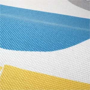 ウロコ カーテン J-35015 イエロー