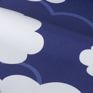 ひつじ雲 カーテン J-46034T ネイビー