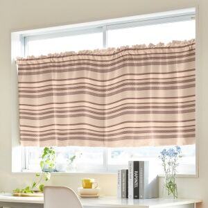 クスコ カフェカーテン J-67145 レッド