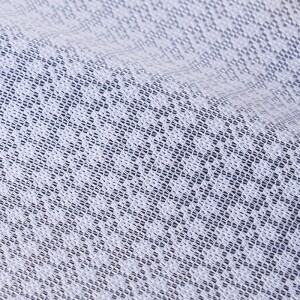 【ミラー・ＵＶカット】ケービー カフェカーテン J-73001H ホワイト