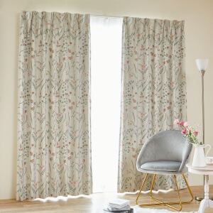 エデン カーテン J-91010 ピンク