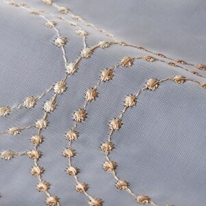 クククル カフェカーテン J-92435 ゴールド