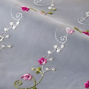 エターナルローズ レースカーテン J-92506 ホワイト