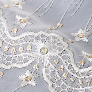 エリーゼ カフェカーテン J-92515 ホワイト