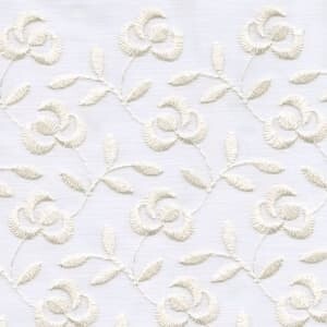 ホワイティローズ カフェカーテン J-92553 ホワイト