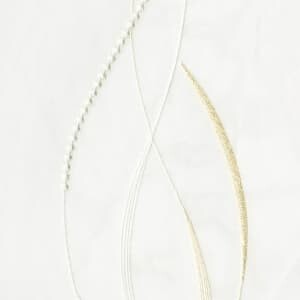 ウィート 生地サンプル J-92609 ホワイト