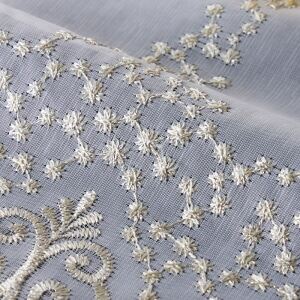 ヴィスカム レースカーテン J-92666 シルバー