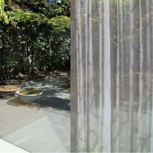 ジローマ カフェカーテン J-92674 グレー