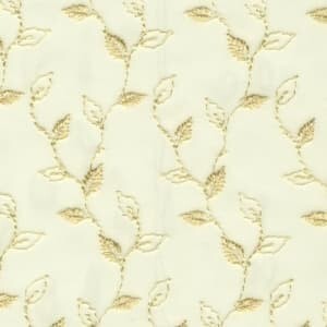 ラッシュリーフ 生地サンプル J-92727 ゴールド