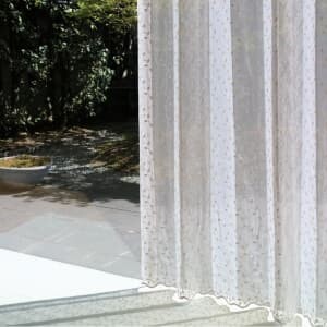 ラッシュリーフ レースカーテン J-92728 ピンクベージュ