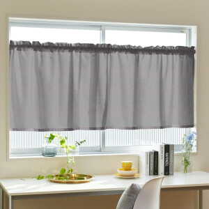 スケイル カフェカーテン J-92741 ブラック