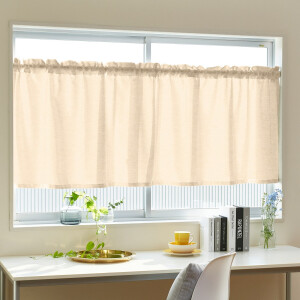 スケイル カフェカーテン J-92742 アイボリー