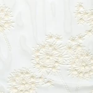 タンポポ 生地サンプル J-92765 ホワイト