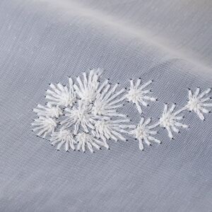 タンポポ カフェカーテン J-92765 ホワイト