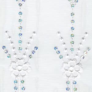 アネモネ 生地サンプル J-92768 ホワイト