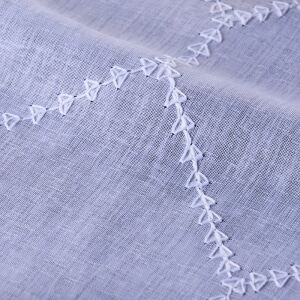 ゾーイ カフェカーテン J-92819 ホワイト