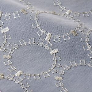 ワオン カフェカーテン J-92824 メタリック