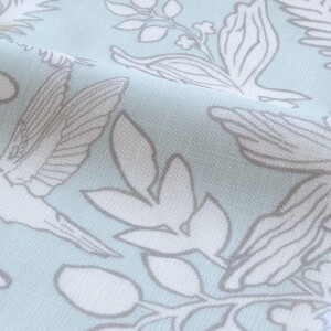 ボニー カフェカーテン J-92852 ブルー