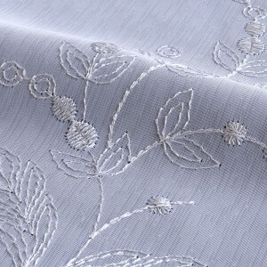 イザベラ レースカーテン J-92854 シルバーグレー