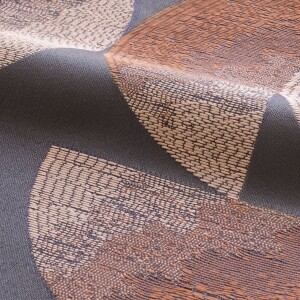 ムーン カフェカーテン J-92890 オレンジ