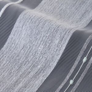 ポンポンネット カフェカーテン J-94024T ブルー