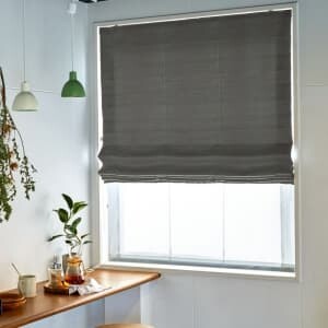 リネンライク シェード J-98011 グレー