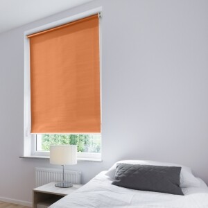 つっぱりロールスクリーン -非遮光-  オレンジ JCL-3018