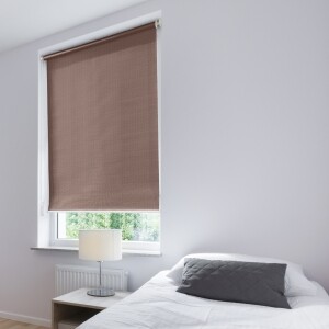 つっぱりロールスクリーン -非遮光- JCL-3001-3026 ダークブラウン JCL-3026