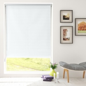 つっぱりロールスクリーン -遮光1級-  ホワイト JCL-3028