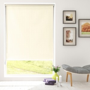 つっぱりロールスクリーン -遮光1級-  アイボリー JCL-3030