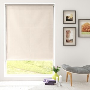 つっぱりロールスクリーン -遮光1級-  グレージュ JCL-3036