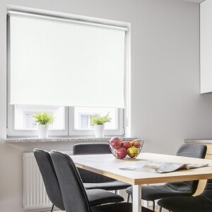 つっぱりロールスクリーン -遮熱・遮光1級-  ウォームホワイト JCL-3051